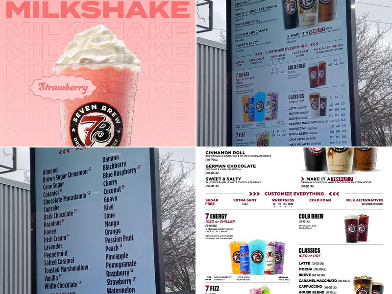 7 Brew Coffee Menu