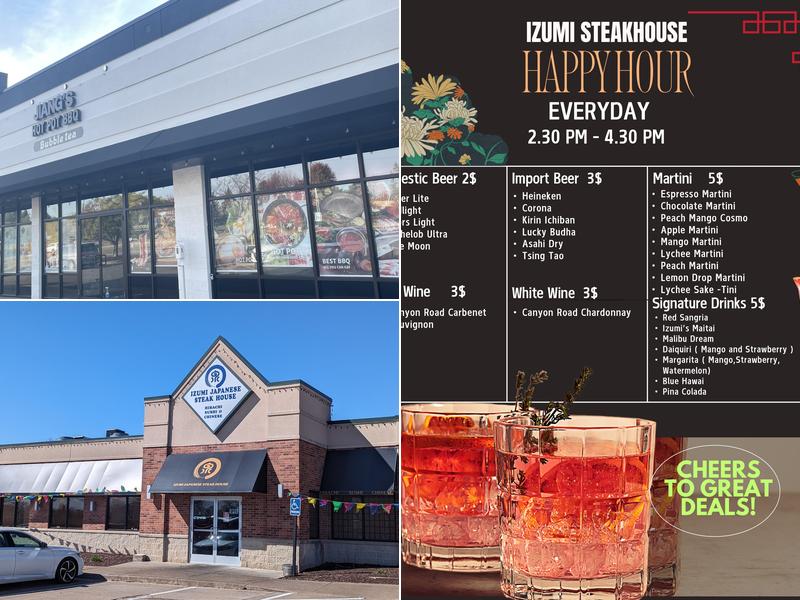 Izumi Steakhouse 4901 Utica Ridge Rd, Davenport