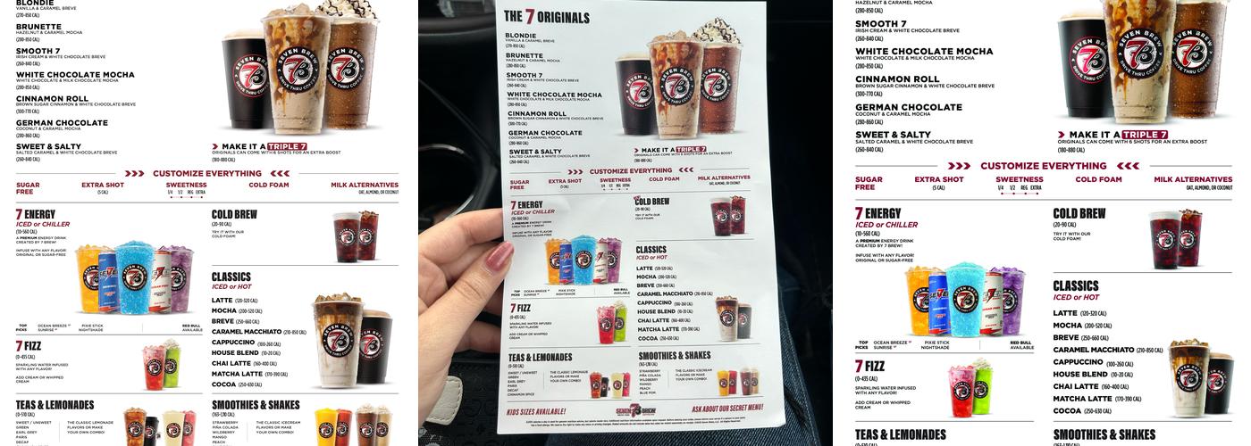 7 Brew Coffee Menu