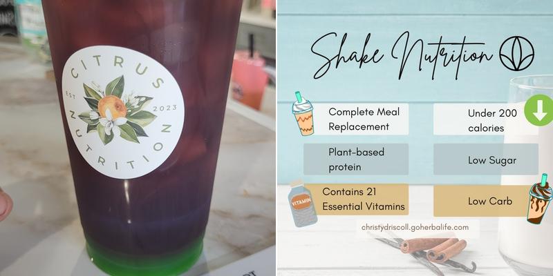 Citrus Herbalife Nutrition Menu