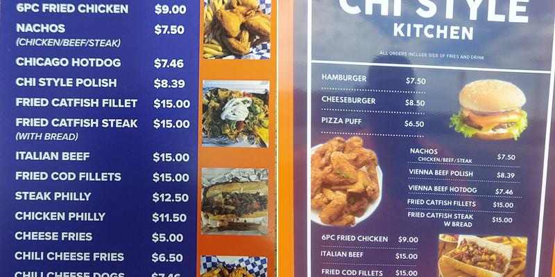 CHI STYLE KITCHEN Menu