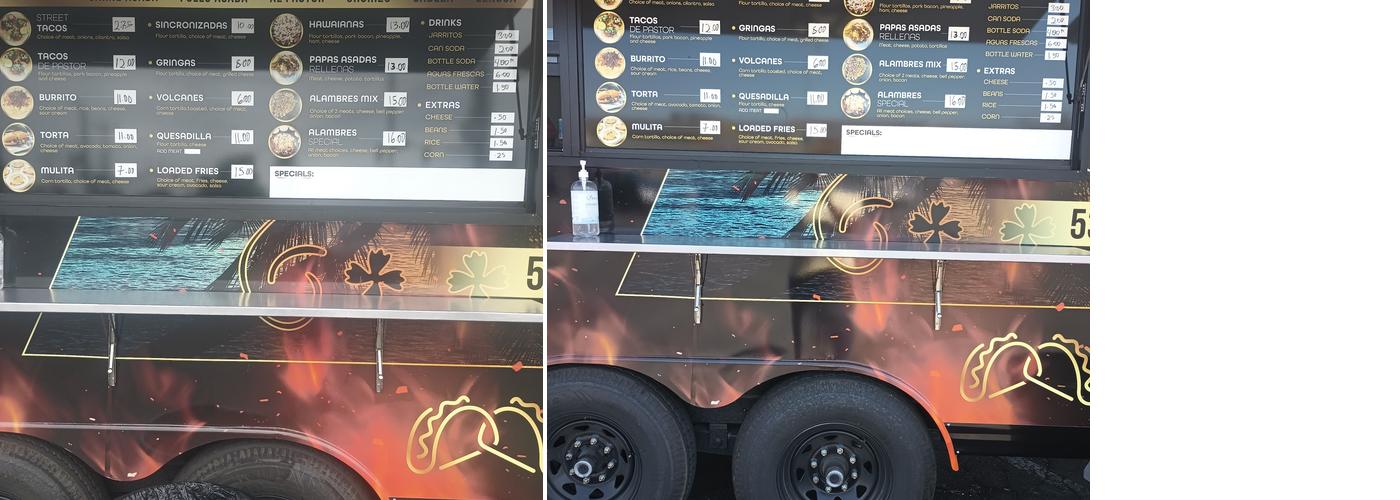 Las Gemelas Street Tacos Menu