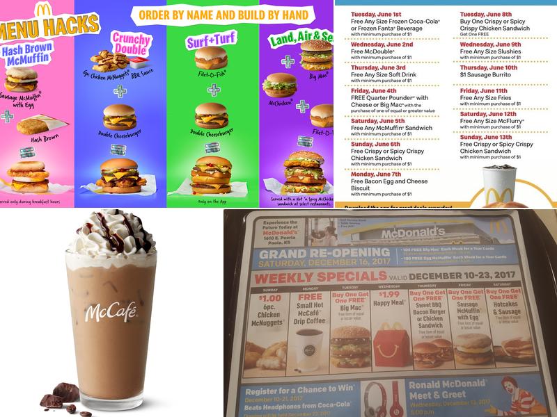 McDonald's Menu