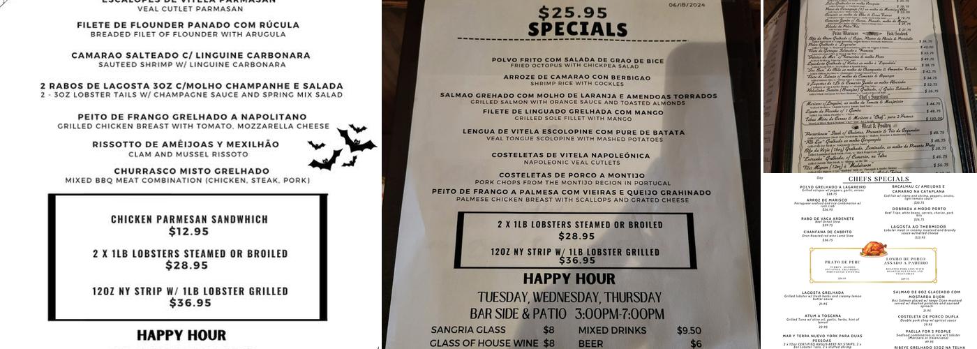 Fernandes Matawan Menu