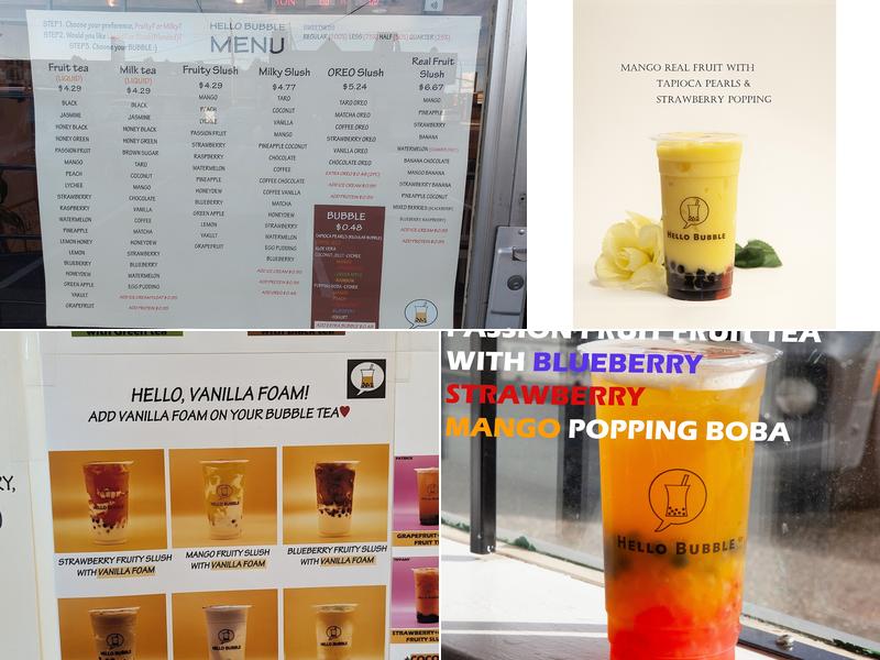 Hello Bubble Menu