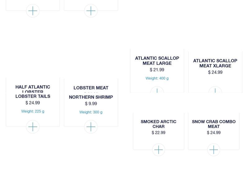Labrador Gem Seafoods Menu