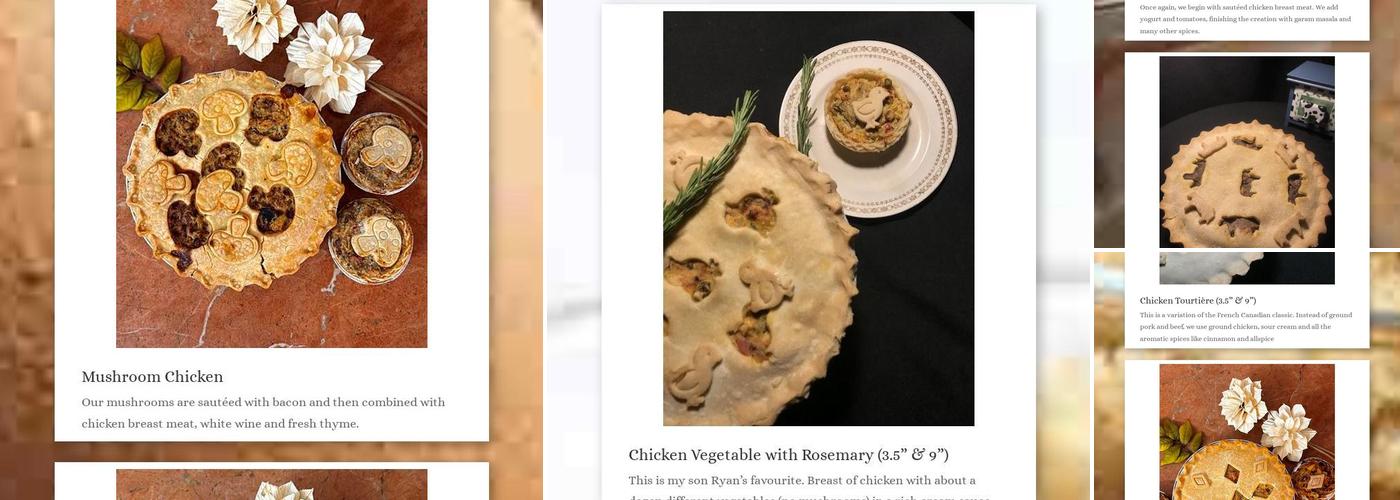 Tartistry Menu