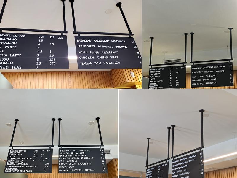 Circles & Squares Bakery Café Menu