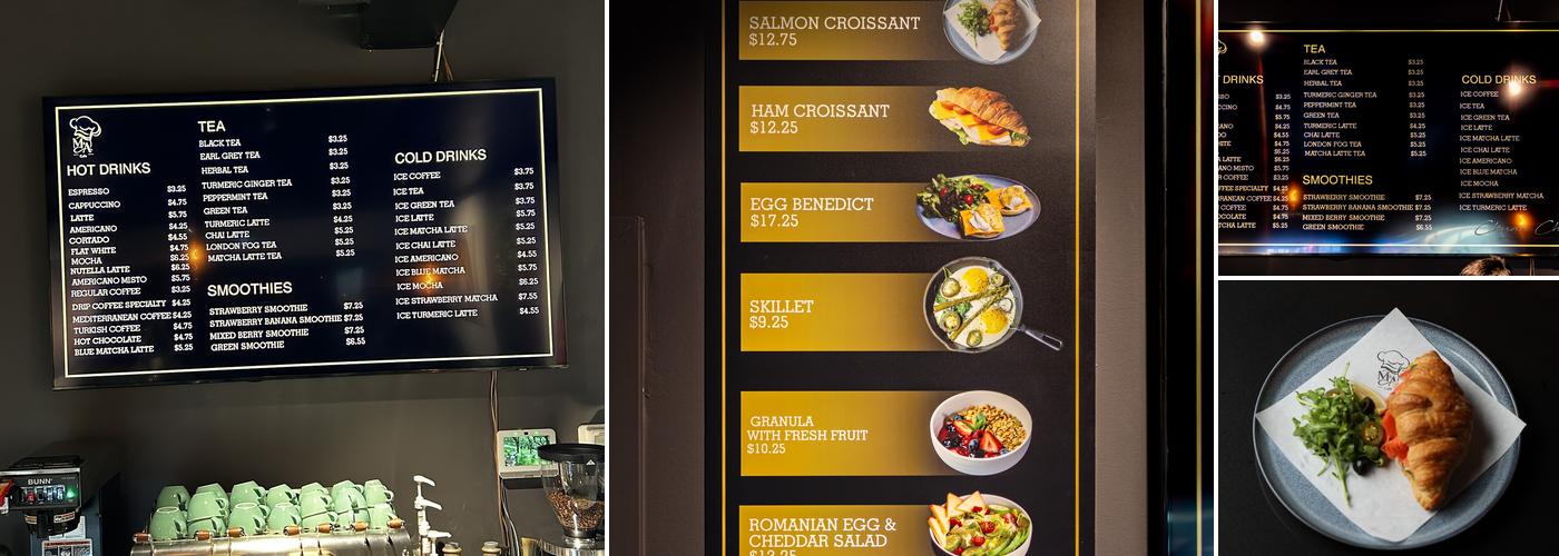 M&A CAFE Menu