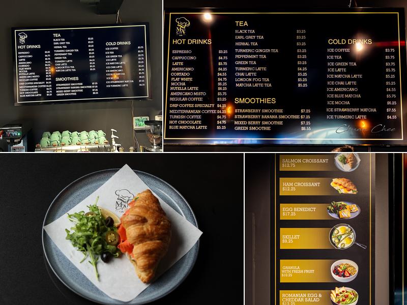 M&A CAFE Menu