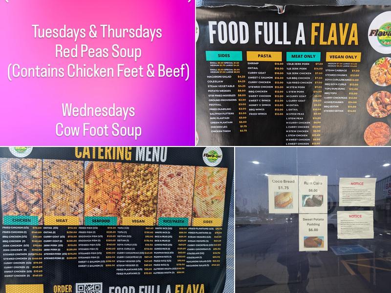 Flava Pot Cuisine Menu