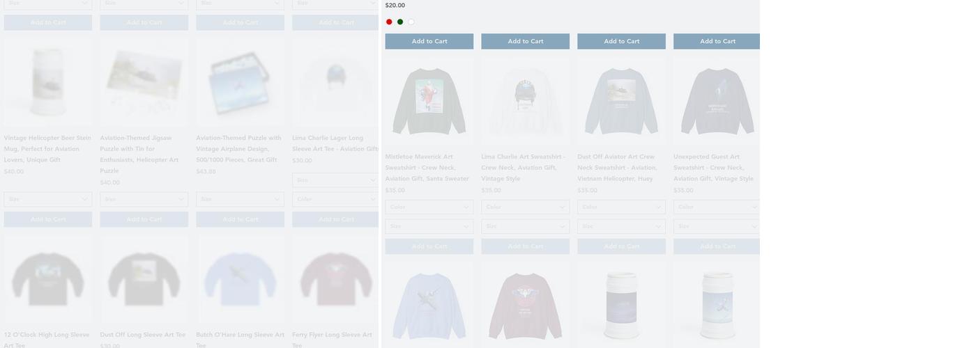 Aviator Brew Hub Menu