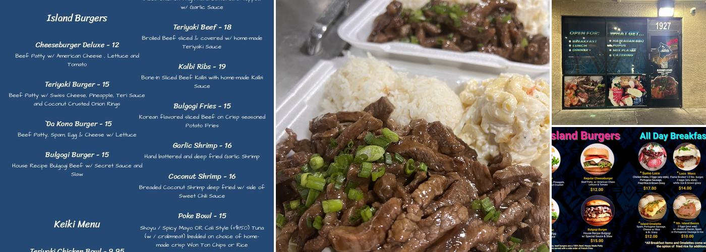 Da Braddahs Grindz Menu