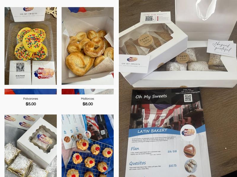 Oh My Sweets Bakery Menu