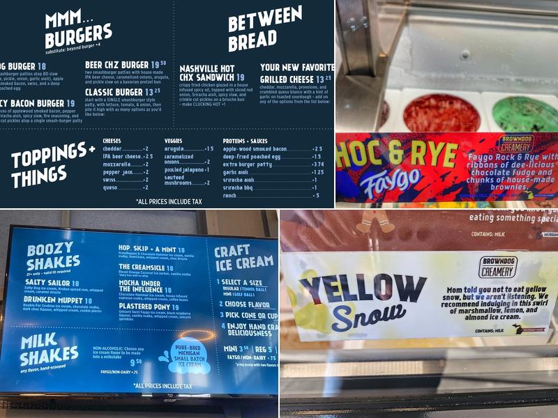 Browndog® At The Shuffle Menu