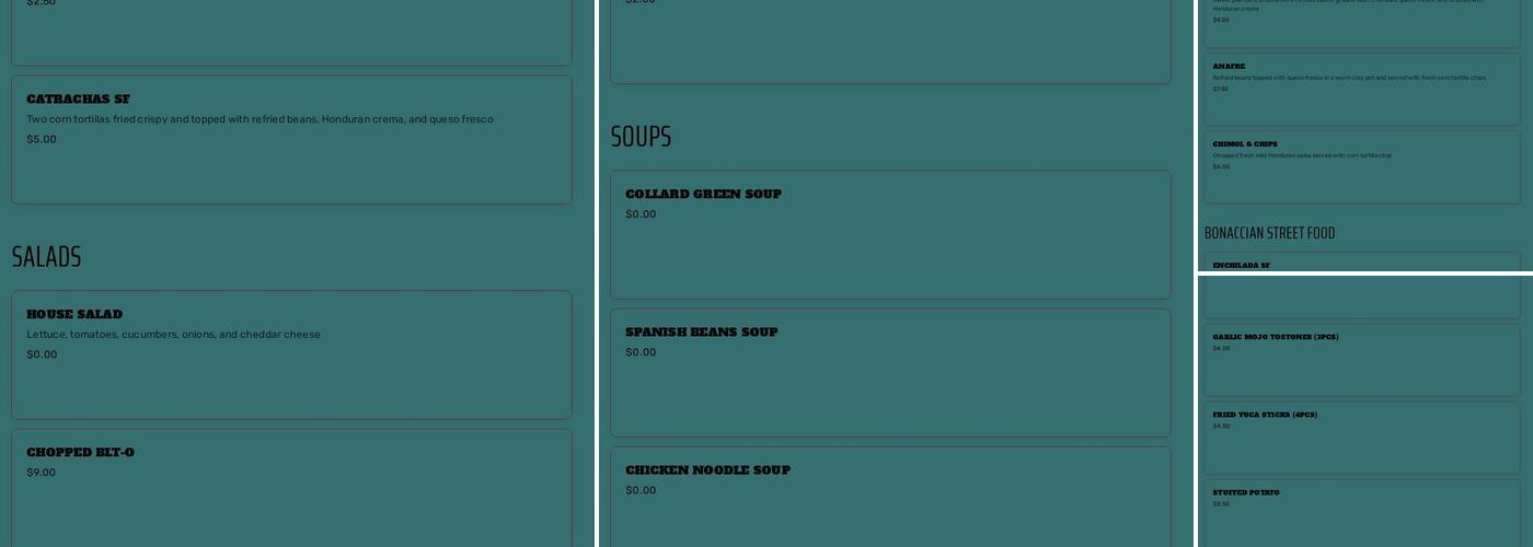 Danny's Coffee & Friends Menu