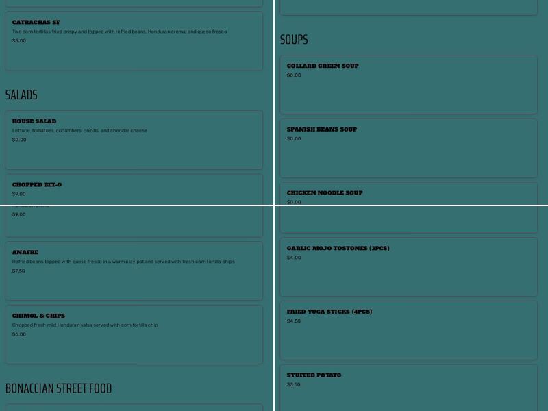 Danny's Coffee & Friends Menu