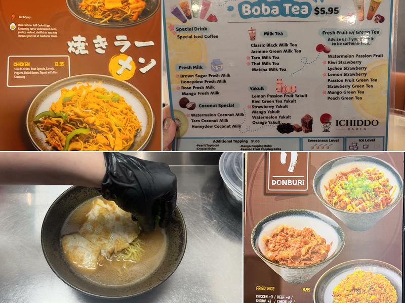 Ichiddo Ramen Menu