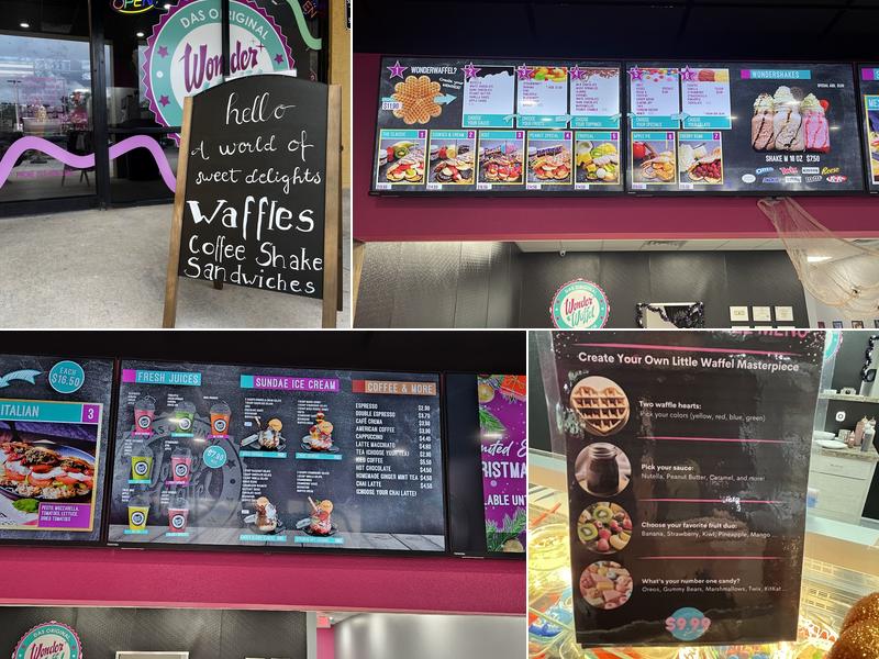 Wonder Waffel Melbourne Menu