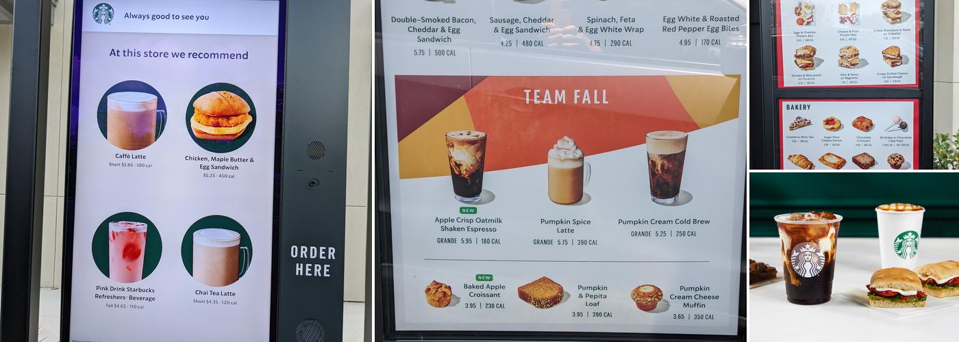 Starbucks Menu