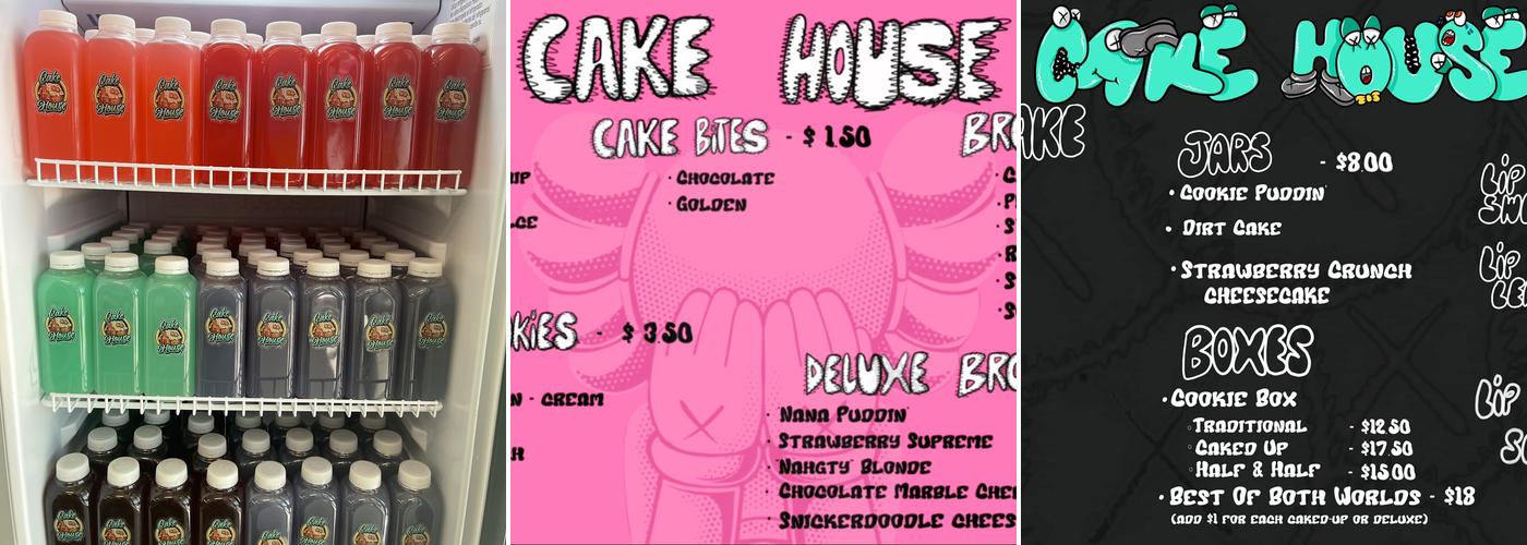 Cake House Menu
