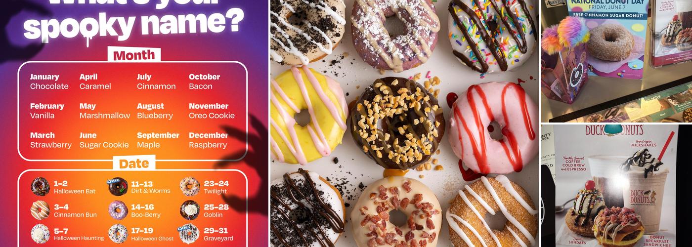 Duck Donuts Menu