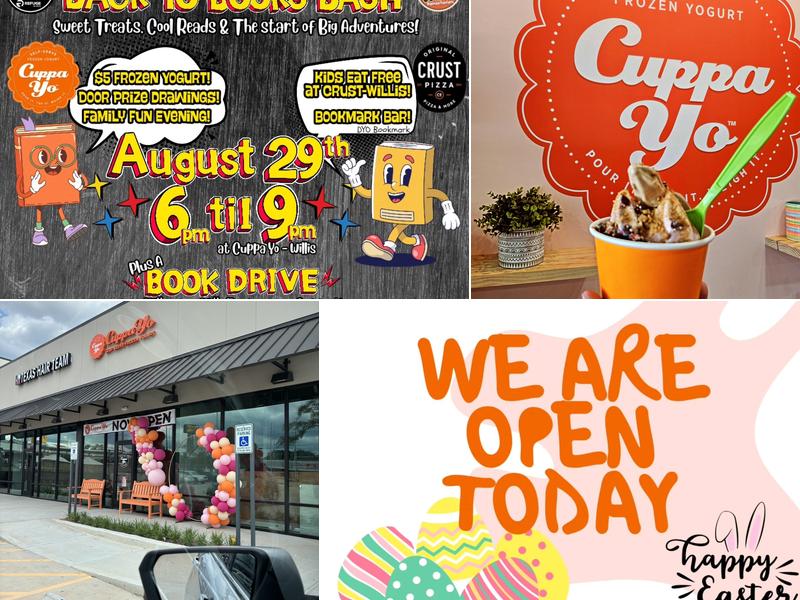 Cuppa Yo Frozen Yogurt Willis