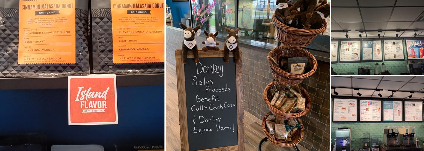 Bad Ass Coffee of Hawaii Menu