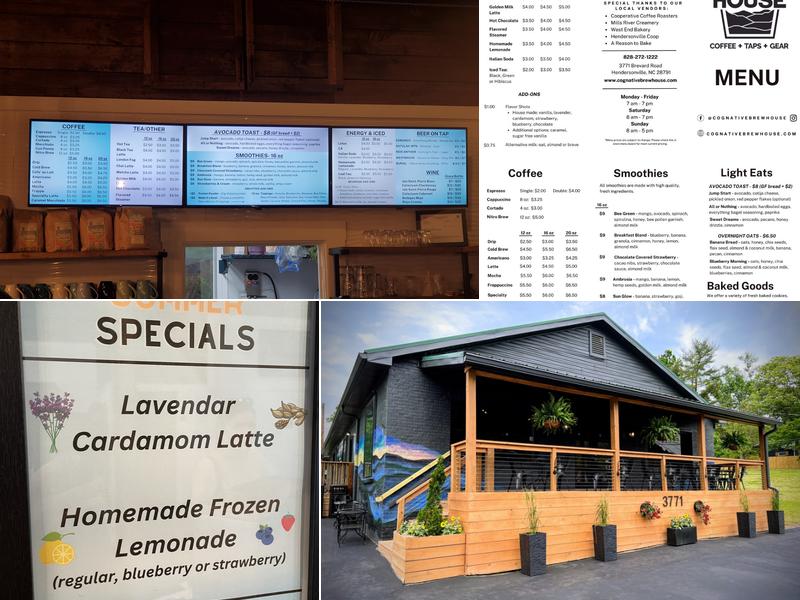 Cognative Brew House Menu