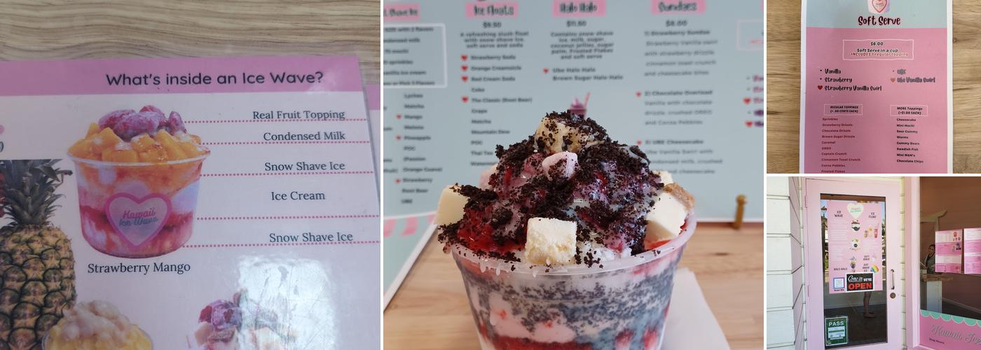 Kawaii Ice Wave (Hawaii Kai) Menu