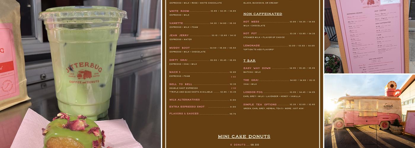 Jitterbug Coffee & Donuts Menu