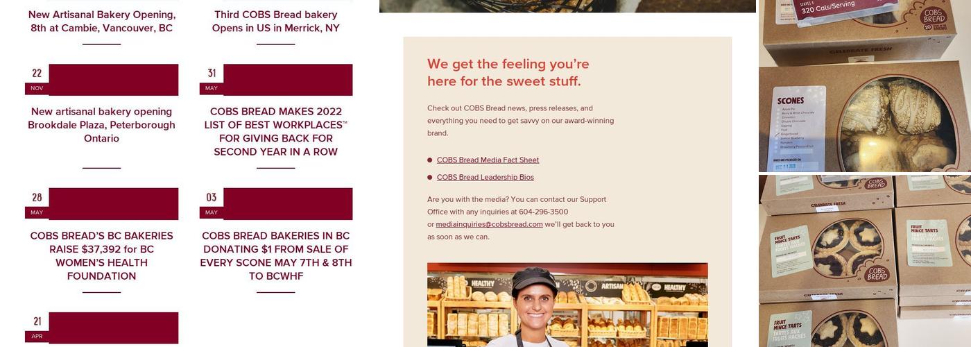 COBS Bread Shawnessy Menu