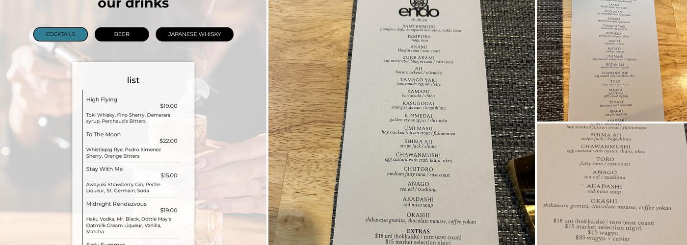 Endo Menu