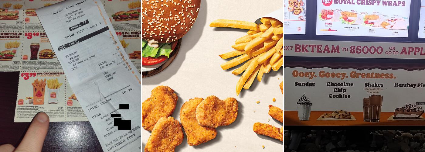 Burger King Menu