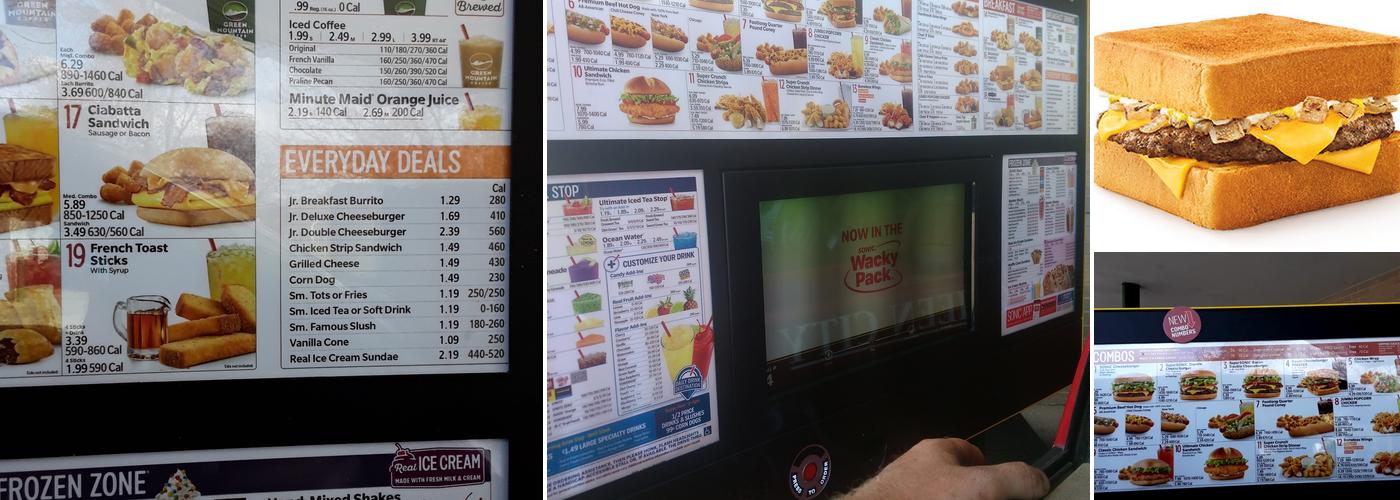 Sonic Drive-In Menu