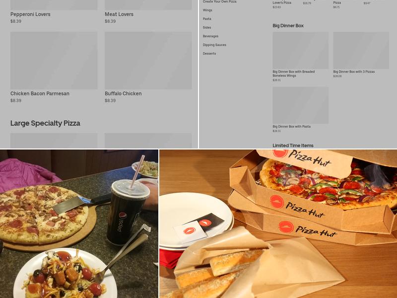 Pizza Hut Menu