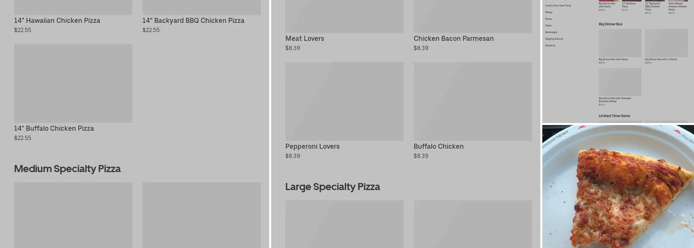 Pizza Hut Menu