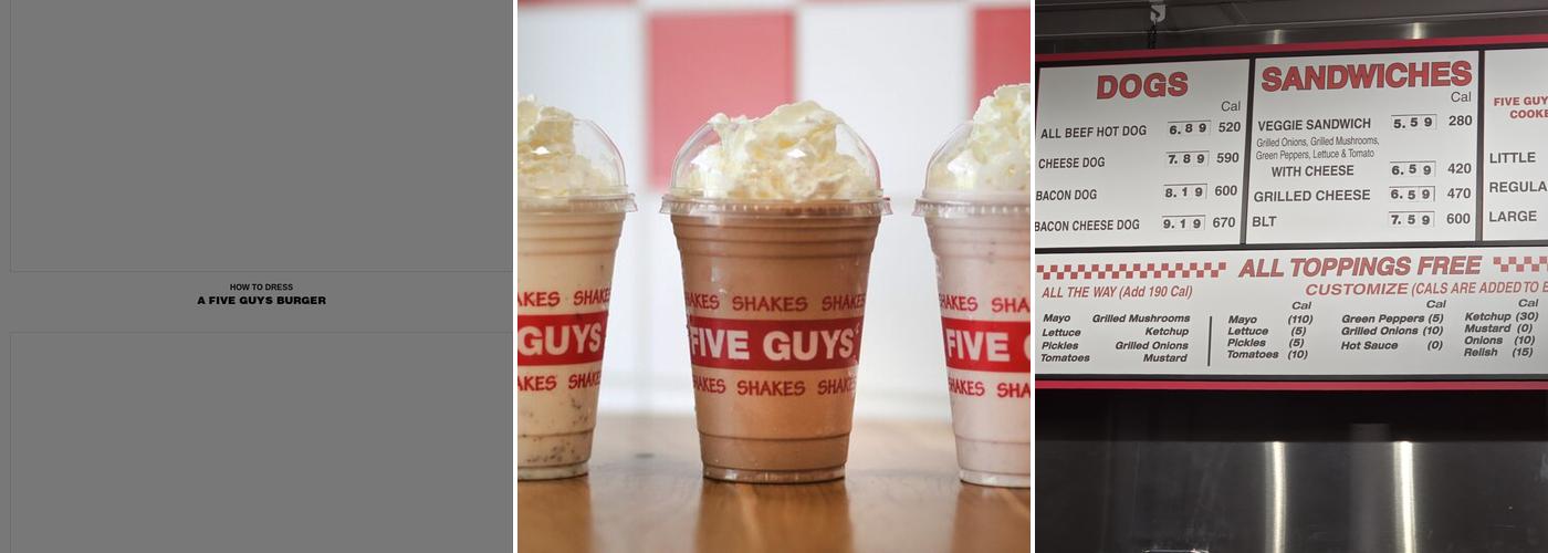 Five Guys Menu