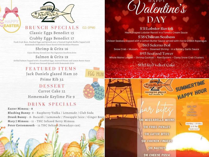 Port Salerno Waterfront District Menu