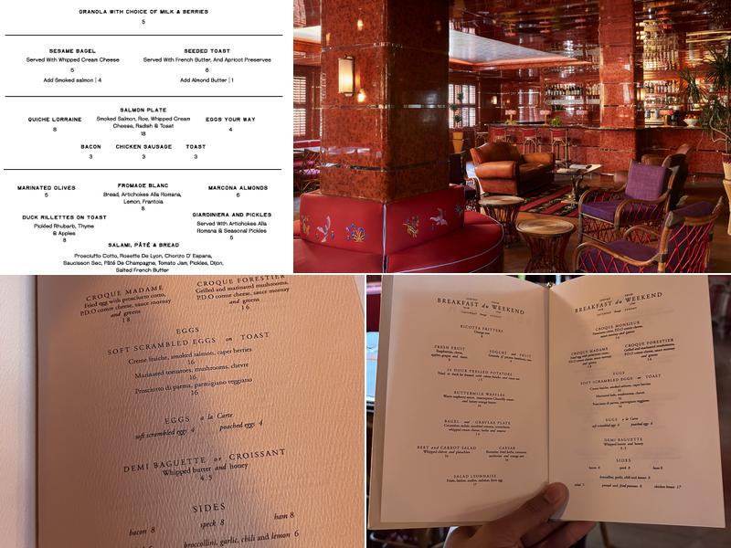 Ash—Bar Menu