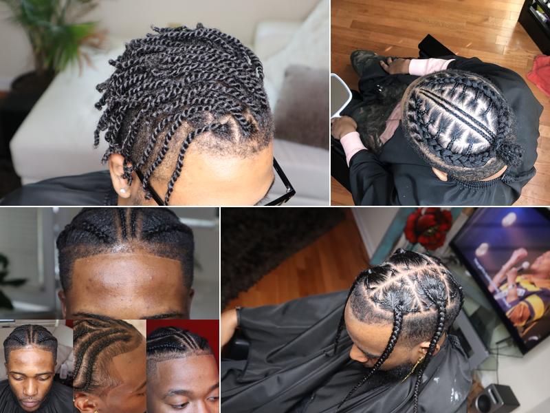 Men’s Braids Salon Braided Stallions
