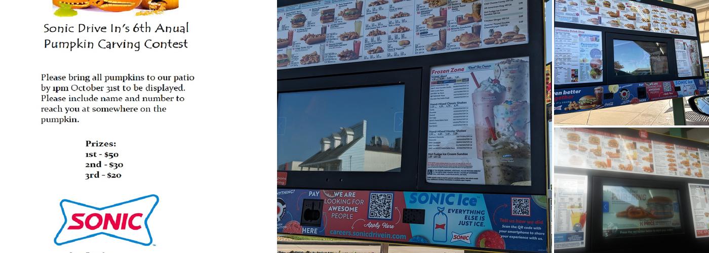 Sonic Drive-In Menu