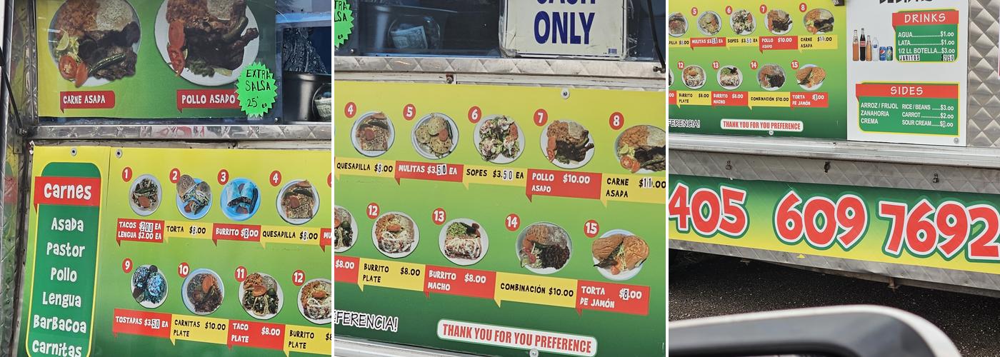 Burrito Express Menu