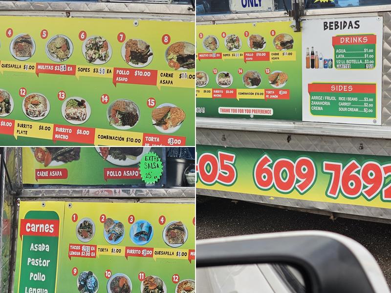 Burrito Express Menu