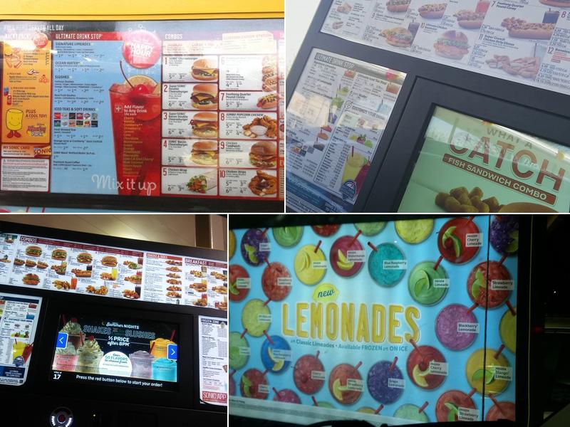 Sonic Drive-In Menu