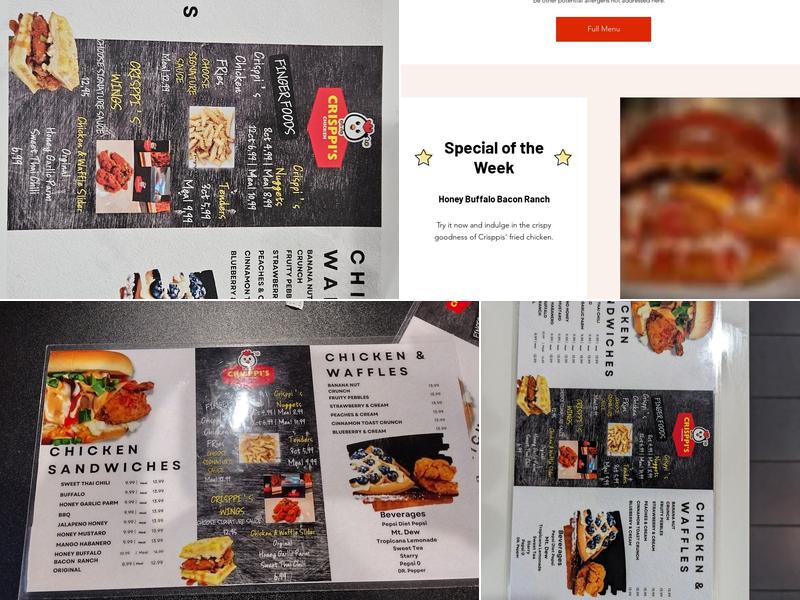 Crisppi's Menu