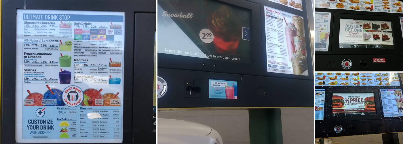 Sonic Drive-In Menu
