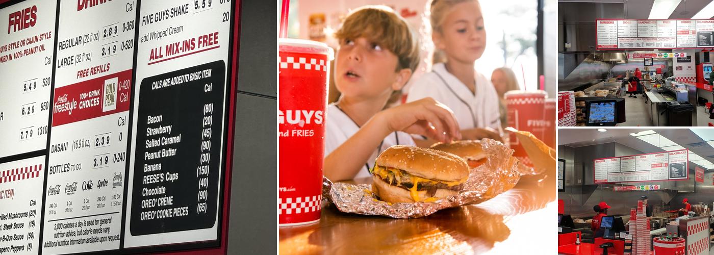 Five Guys Menu
