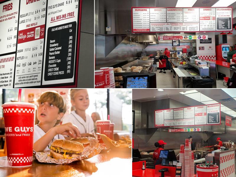 Five Guys Menu