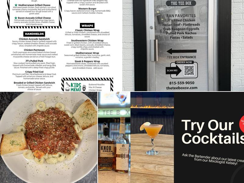The Tee Box Menu